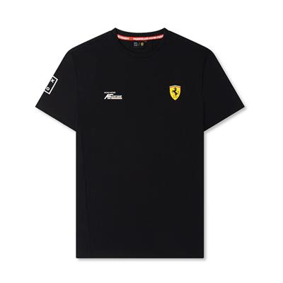 FERRARI WEC MENS TEAM UNDER TEE BLACK