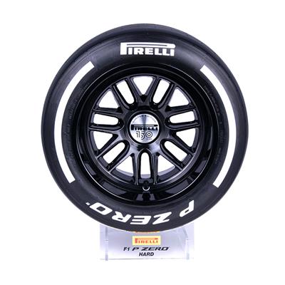 PIRELLI WIND TUNNEL TYRE WHITE 1/2