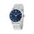 MASERATI EXT 42MM 3H BLUE DIAL MESH B SS