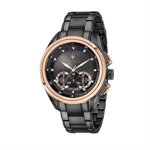 MASERATI 45MM CHR GUN DIAL BR GUN