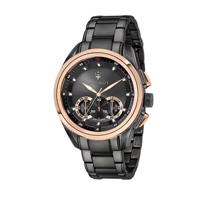 MASERATI 45MM CHR GUN DIAL BR GUN