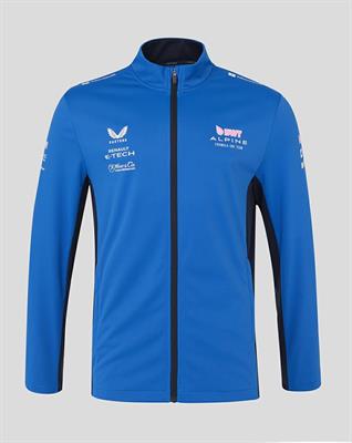 ALPINE F1 RP UNISEX TEAM SOFSHELL JACKET BLUE