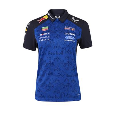 RED BULL WOMENS TEAM POLO SHIRT NIGHT SKY