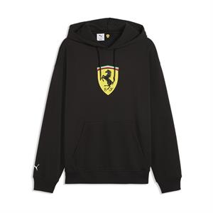 SCUDERIA FERRARI FW BIG SHIELD HOODIE BLACK 2026