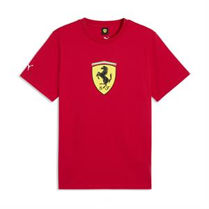 SCUDERIA FERRARI FW MENS LARGE SHIELD TEE RED 2026