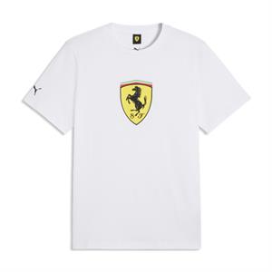 SCUDERIA FERRARI FW MENS LARGE SHIELD TEE WHITE 2026