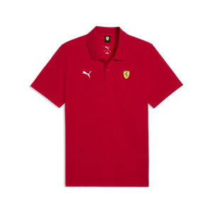 SCUDERIA FERRARI FW MENS POLO RED 2026
