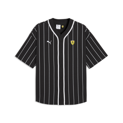 SCUDERIA FERRARI FW BASEBALL JERSEY BLACK 2026
