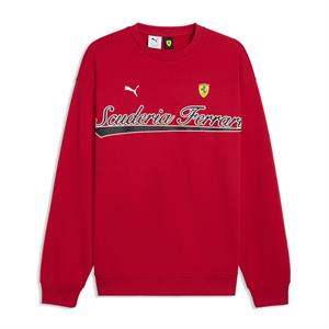 SCUDERIA FERRARI FW MENS CREW SWEAT NECK RED 2026