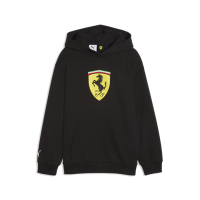 SCUDERIA FERRARI FW KIDS BIG SHIELD HOODY BLACK 2026
