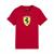 SCUDERIA FERRARI FW KIDS SHIELD TEE RED 2026