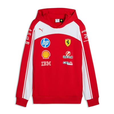 SCUDERIA FERRARI TEAM HOODIE RED 2026