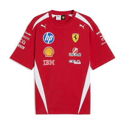 SCUDERIA FERRARI TEAM DRIVERS TEE RED 2026
