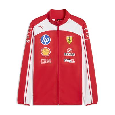 SCUDERIA FERRARI TEAM SOFTSHELL JACKET RED 2026