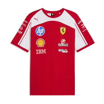 SCUDERIA FERRARI TEAM TEE RED 2026