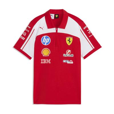 SCUDERIA FERRARI TEAM WMNS POLO RED 2026