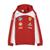 SCUDERIA FERRARI TEAM KIDS HOODIE RED 2026