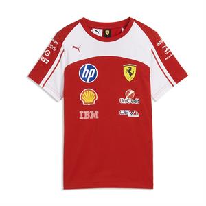 SCUDERIA FERRARI TEAM KIDS TEE RED 2026
