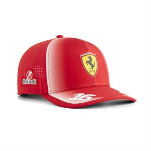 SCUDERIA FERRARI LECLERC CAP RED 2026