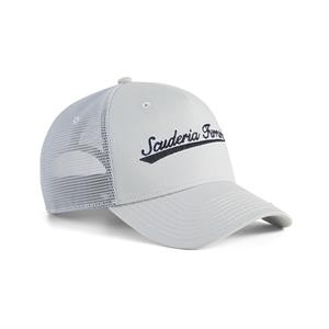 SCUDERIA FERRARI FW TRUCKER CAP FLAT LIGHT GRAY 2026