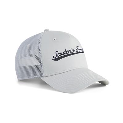 SCUDERIA FERRARI FW TRUCKER CAP FLAT LIGHT GRAY 2026