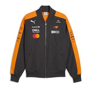 MCLAREN MENS TEAM BOMBER JACKET PAPAYA 2026