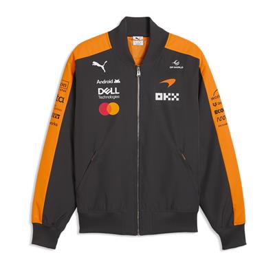 MCLAREN MENS TEAM BOMBER JACKET PAPAYA 2026