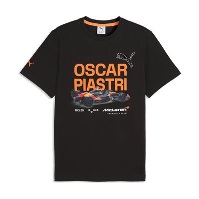MCLAREN FW PIASTRI TEE BLACK 2026