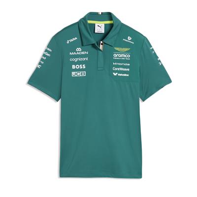 ASTON MARTIN TEAM WOMENS POLO GREEN 2026