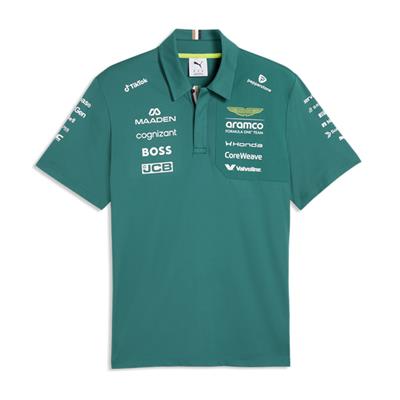 ASTON MARTIN TEAM MENS POLO GREEN 2026