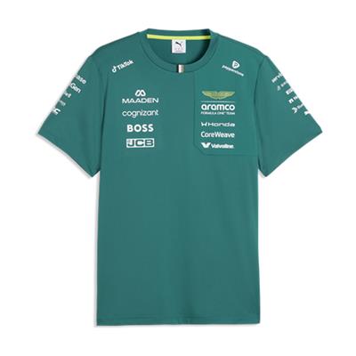 ASTON MARTIN TEAM MENS TEE GREEN 2026
