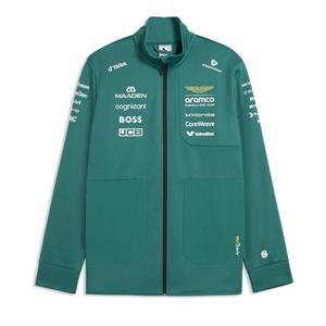 ASTON MARTIN TEAM SOFTSHELL JACKET GREEN 2026