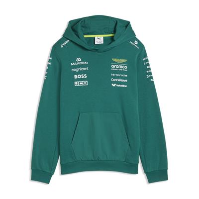 ASTON MARTIN TEAM KIDS HOODIE GREEN 2026
