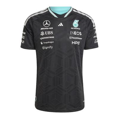 MERCEDES TEAM MENS DRIVER AUTHENTIC TEE BLACK 2026