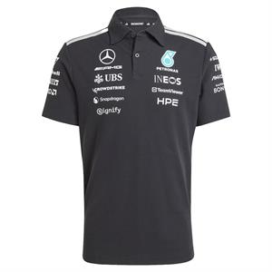 MERCEDES MENS TEAM ENGINEERS POLO BLACK 2026