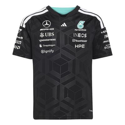 MERCEDES KIDS TEAM DRIVER TEE BLACK 2026