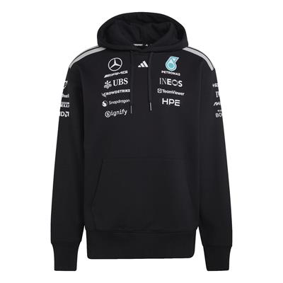 MERCEDES MENS TEAM DRIVER HOODIE BLACK 2026