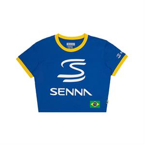 SENNA CROP TEE WOMENS BLUE
