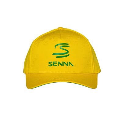 SENNA DEBOSSED CURVED PEAK CAP YELLOW