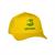 SENNA DEBOSSED CURVED PEAK CAP YELLOW