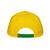SENNA DEBOSSED CURVED PEAK CAP YELLOW