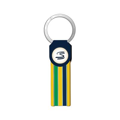SENNA STRIPE KEYCHAIN