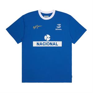 SENNA NACIONAL RINGER TEE MENS BLUE