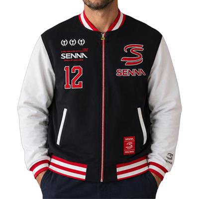 SENNA 12 VARSITY JACKET BLACK