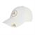MERCEDES CAP IN VELLUTO WHITE CON LOGO GOLD TG.M