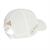 MERCEDES CAP IN VELLUTO WHITE CON LOGO GOLD TG.M