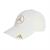 MERCEDES CAP IN VELLUTO WHITE CON LOGO GOLD TG.L