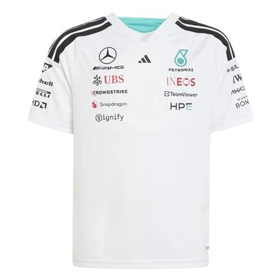 MERCEDES KIDS TEAM DRIVER TEE WHITE 2026