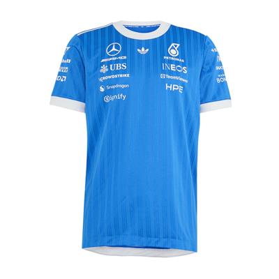MERCEDES MENS TEAM AUTHENTIC DRIVER JERSEY BLUE 2026