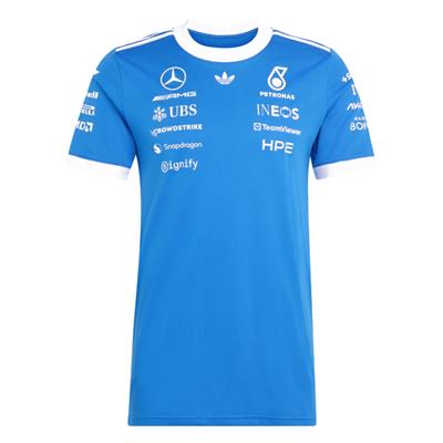MERCEDES MENS TEAM DRIVER JERSEY BLUE 2026